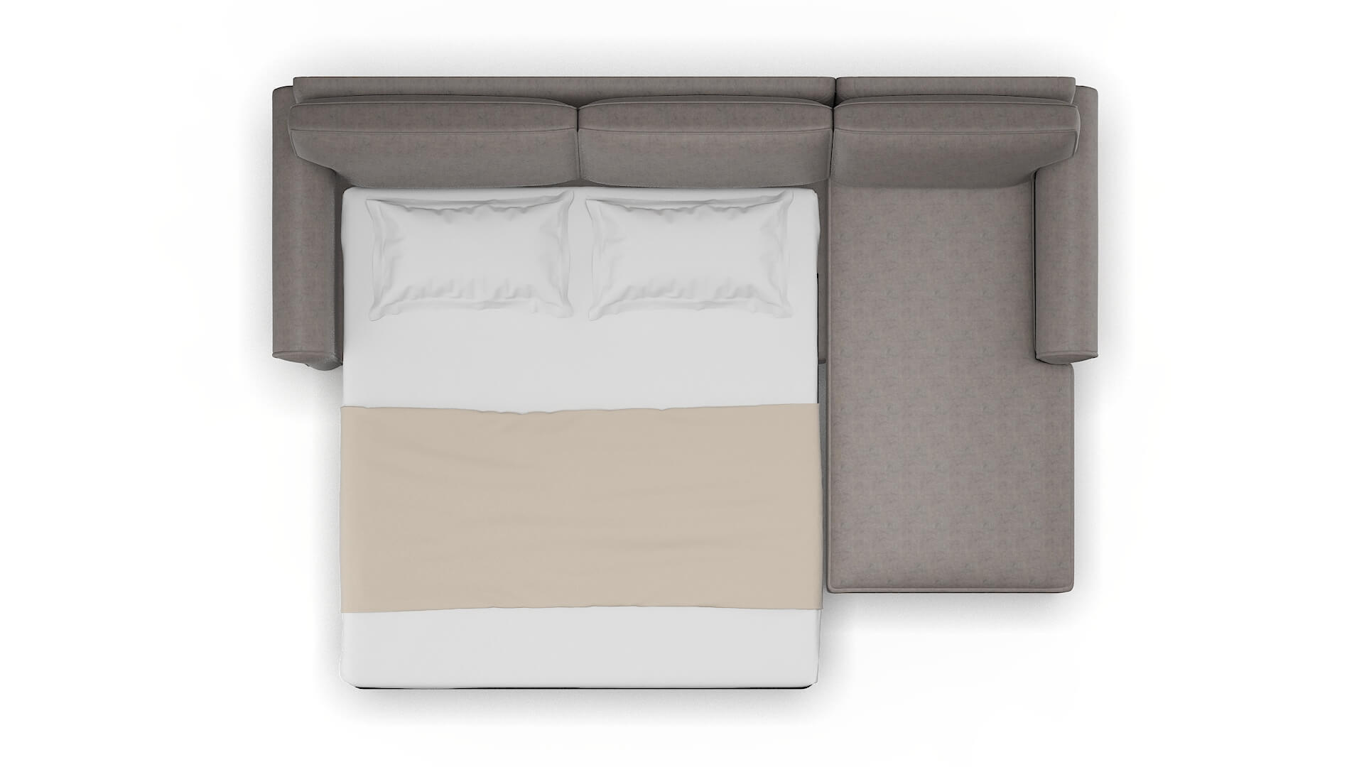 Isabel Suave Slate Panel Sleeper Espresso legs 3