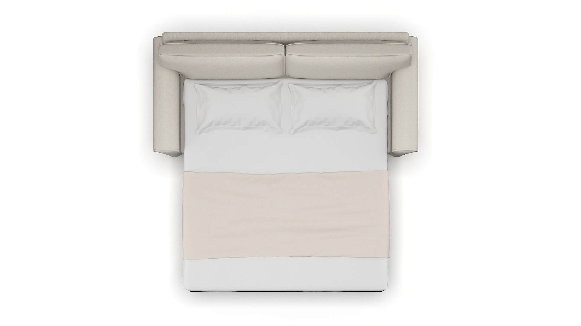 Isabel Terrain Natural Sofa Sleeper Espresso legs 3