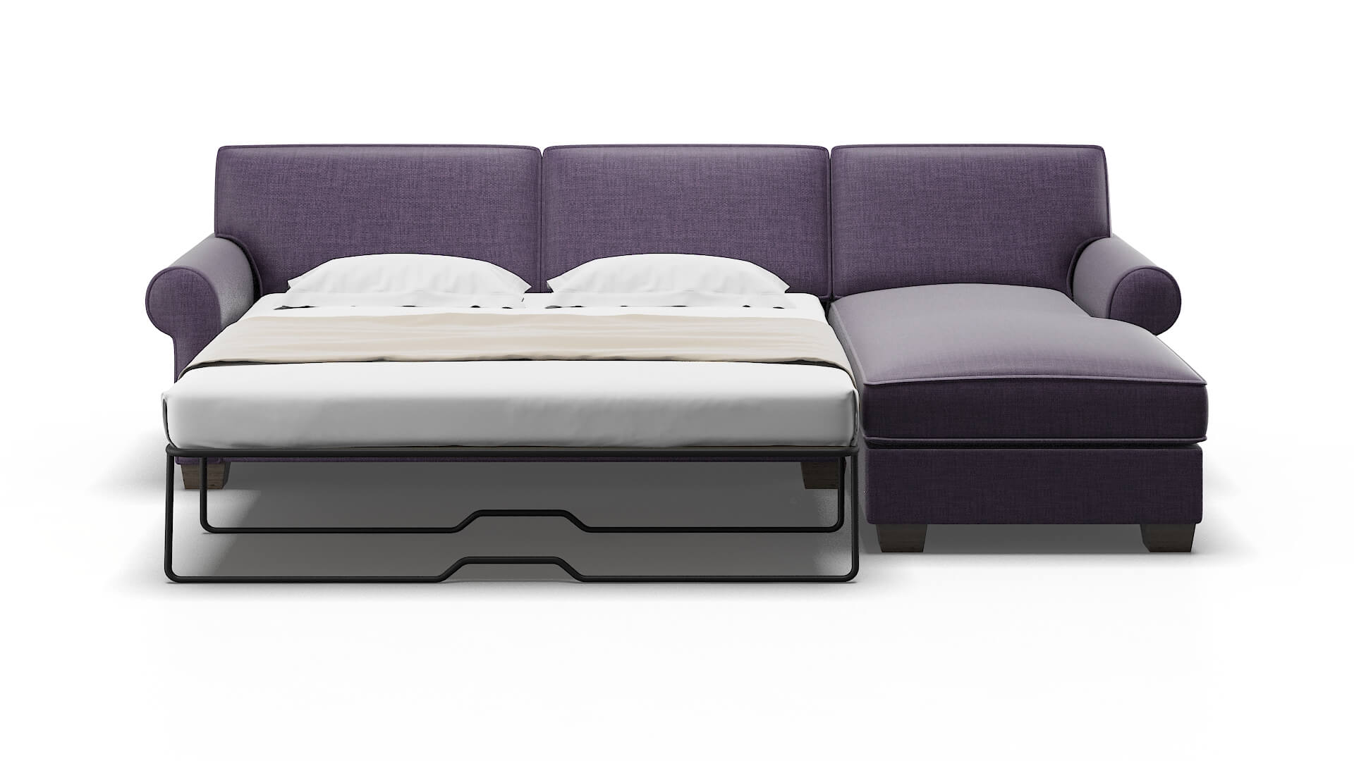 Isabel Tess Blackberry Panel Sleeper Espresso legs 1