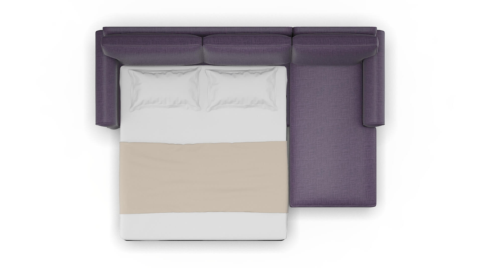 Isabel Tess Blackberry Panel Sleeper Espresso legs 3