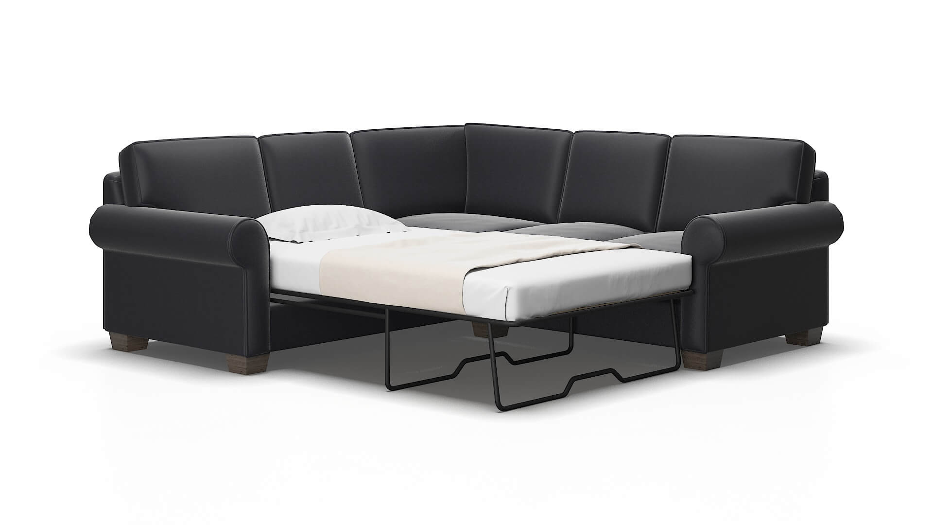 Isabel Urban_d eclipse Sectional sleeper Espresso Legs  2