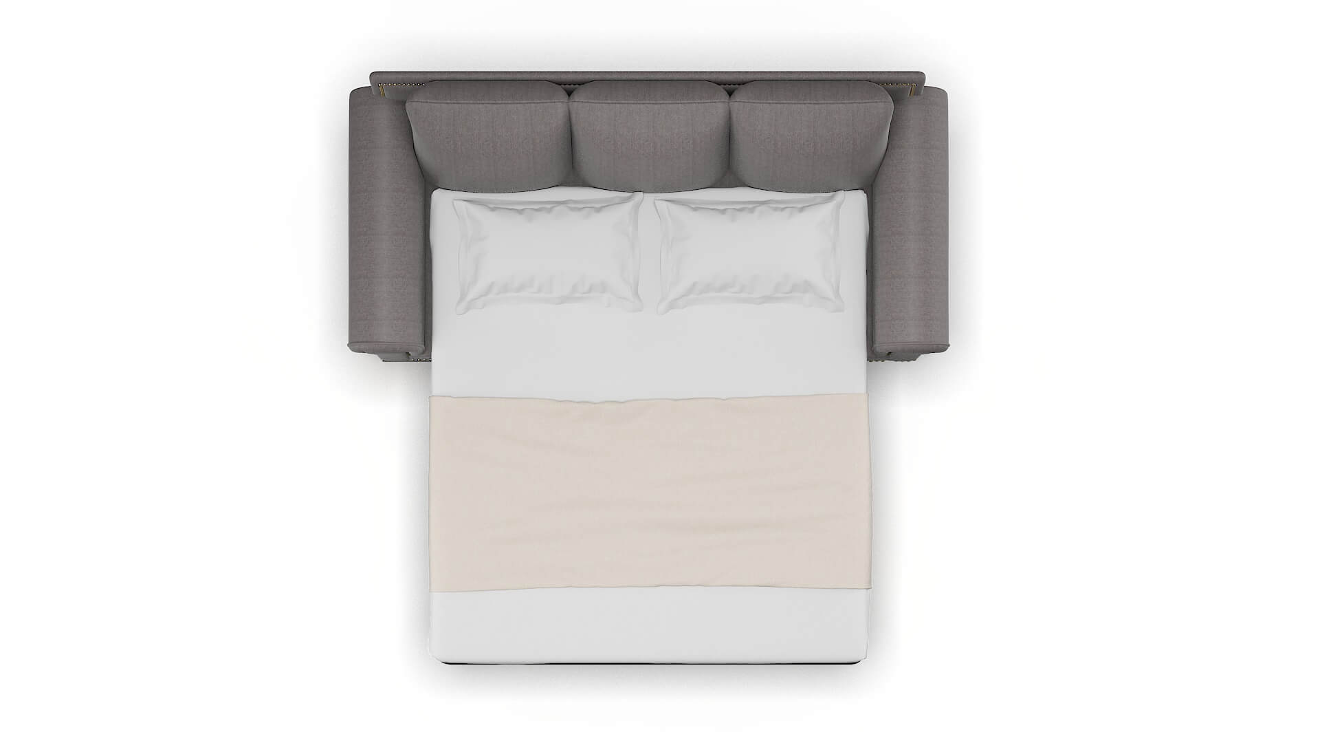 James Atlas_plz Silver Sofa Sleeper Espresso legs 3