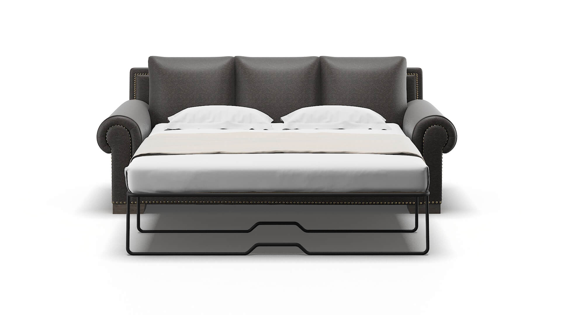 James Avenger Denim Sofa Sleeper Espresso legs 1