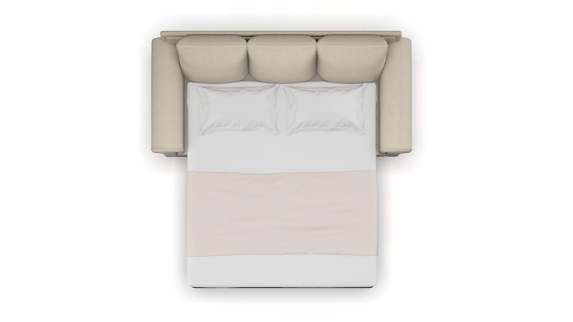 James Avenger Pumice Sofa Sleeper Espresso legs 3