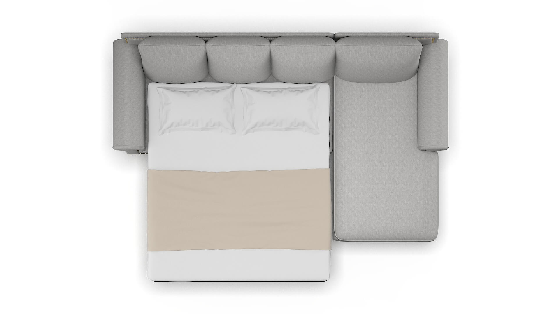 James Cosmo Steel Panel Sleeper Espresso legs 3