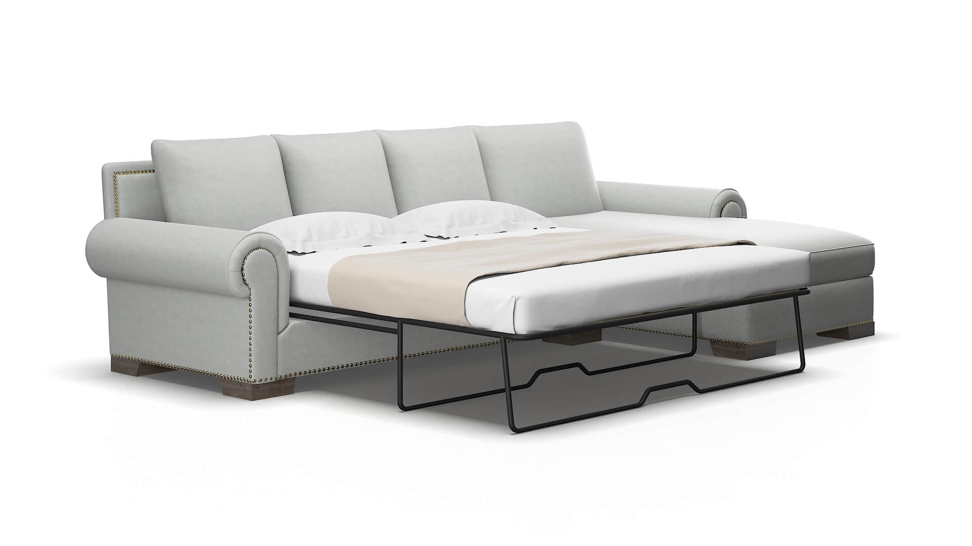 James Dawson platinum Panel sleeper Espresso Legs  2