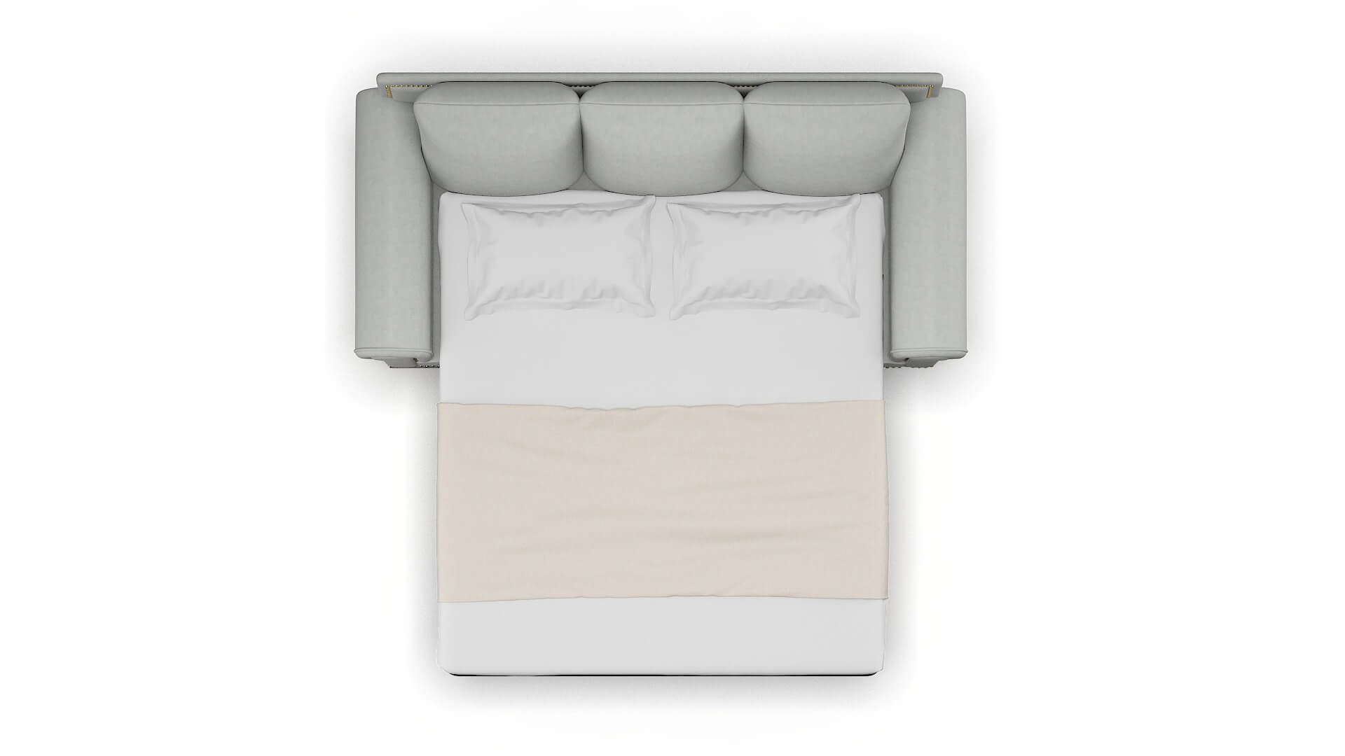 James Dawson Platinum Sofa Sleeper Espresso legs 3