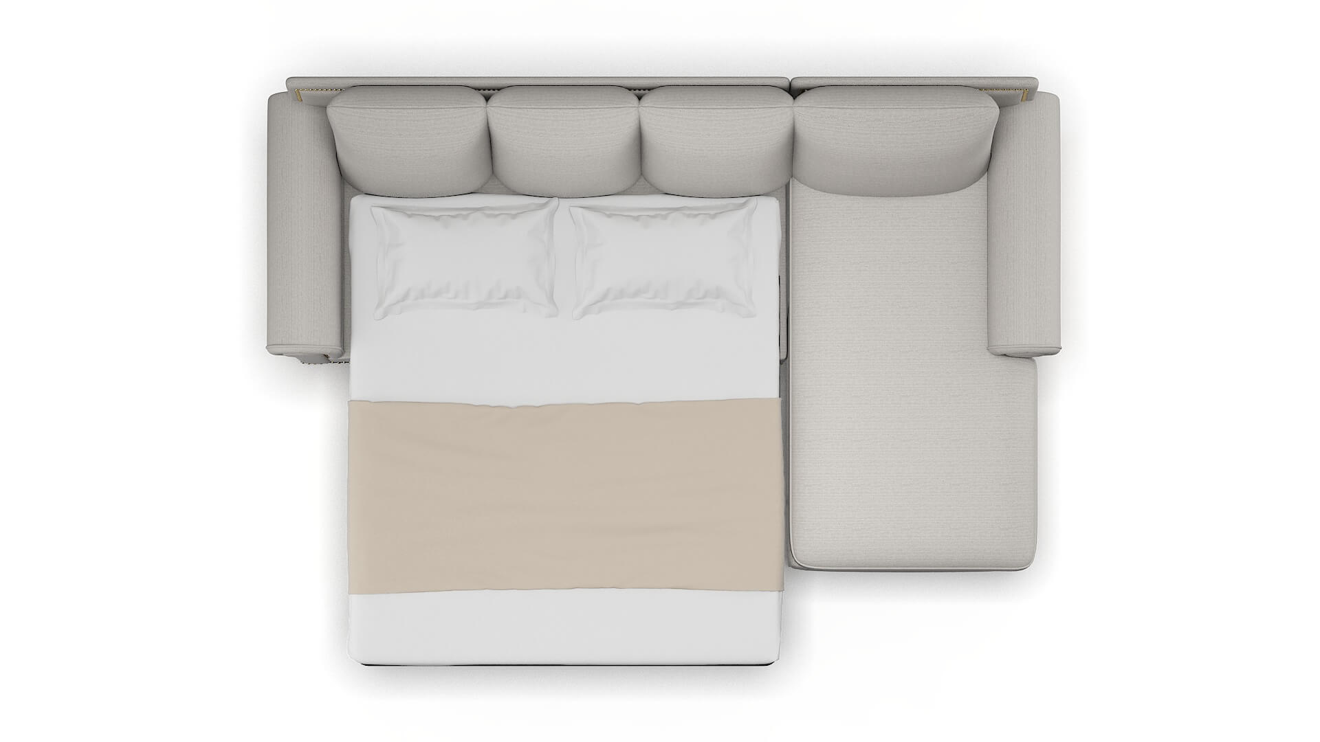 James Derby Grey Panel Sleeper Espresso legs 3