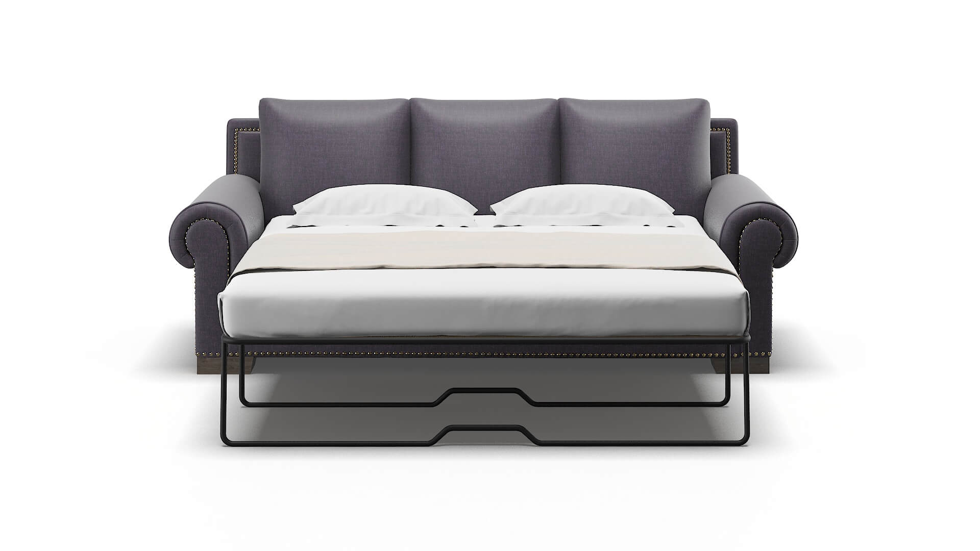 James Durham Ink Sofa Sleeper Espresso legs 1