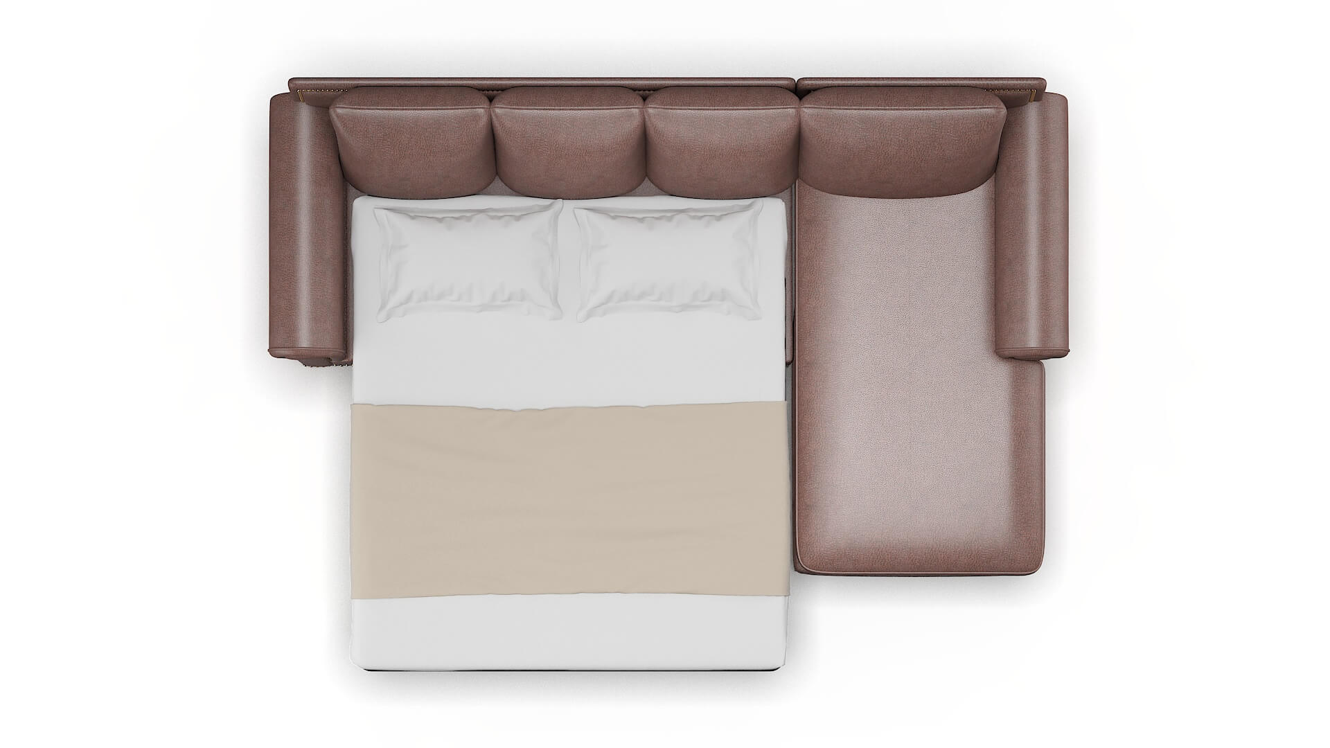 James Ford Brown Panel Sleeper Espresso legs 3