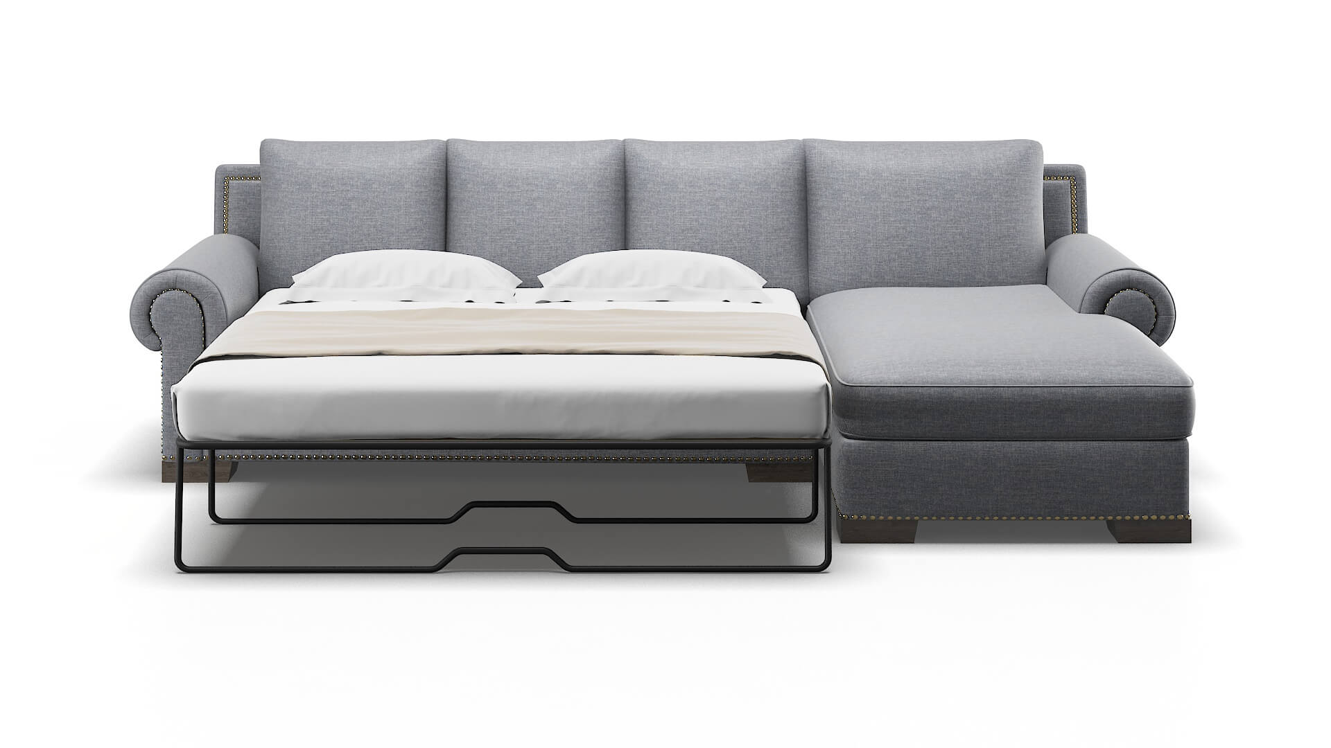 James Keylargo Ash Panel Sleeper Espresso legs 1
