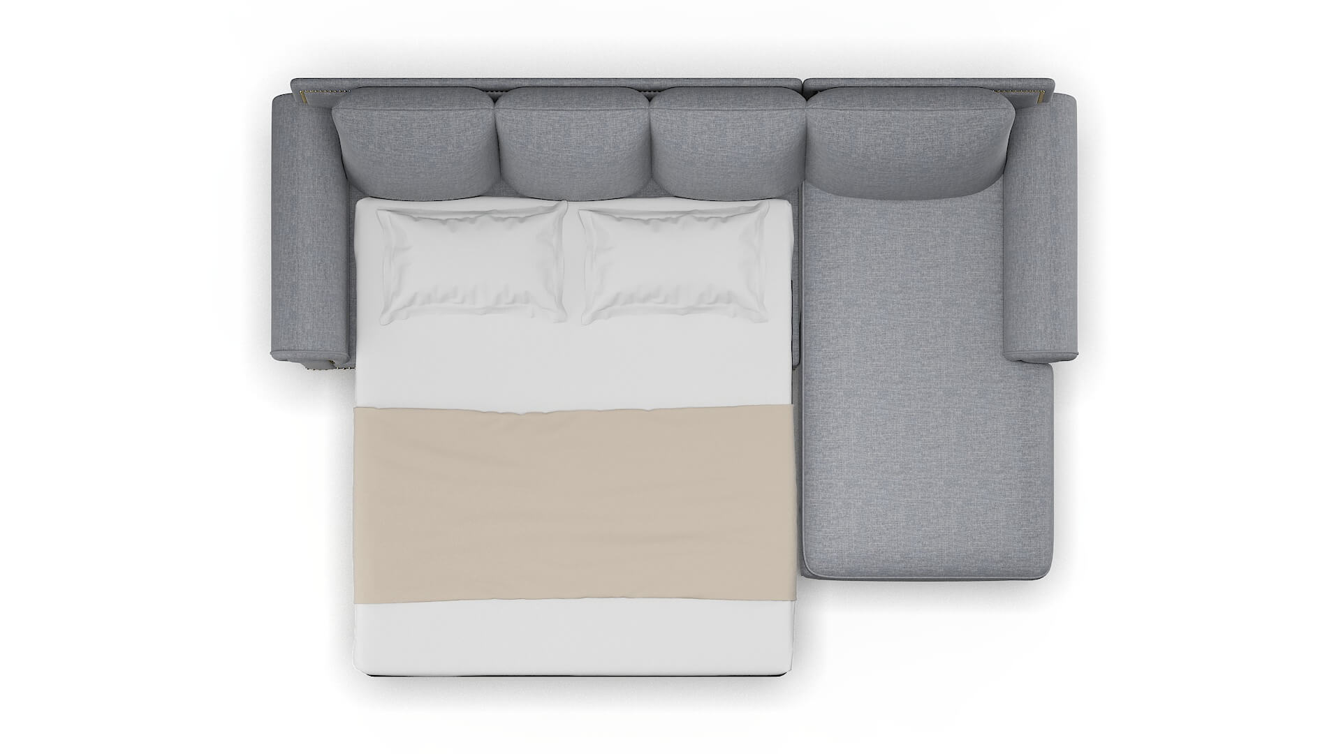 James Keylargo Ash Panel Sleeper Espresso legs 3