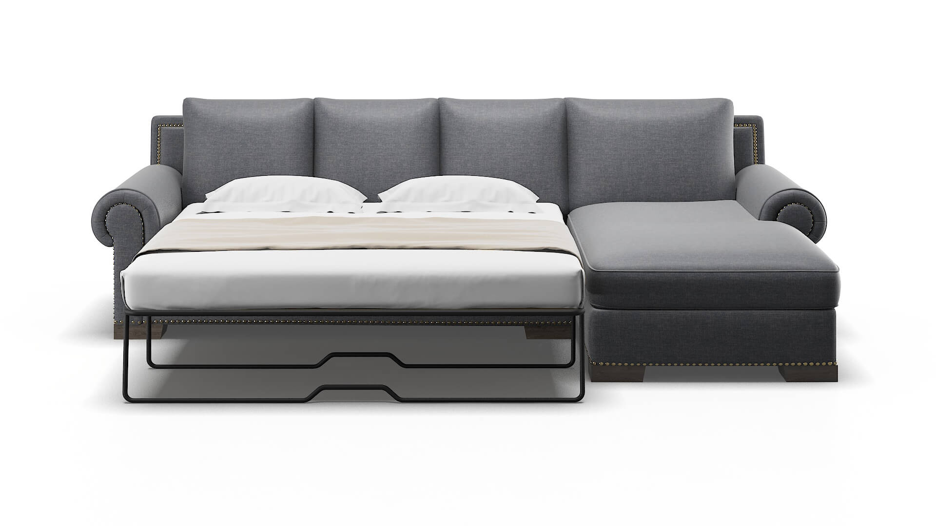 James Keylargo Graphite Panel Sleeper Espresso legs 1