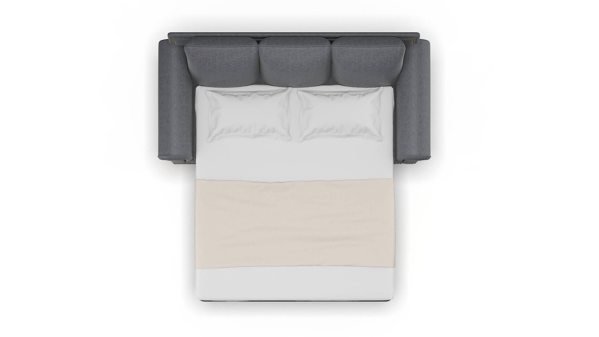 James Keylargo Graphite Sofa Sleeper Espresso legs 3