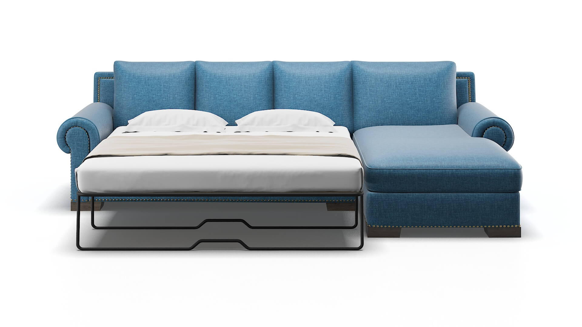 James Keylargo Ocean Panel Sleeper Espresso legs 1