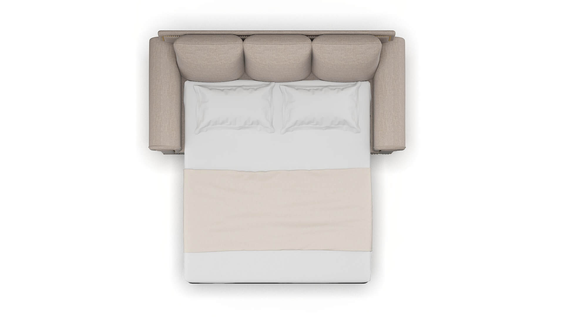 James Keylargo Pumice Sofa Sleeper Espresso legs 3