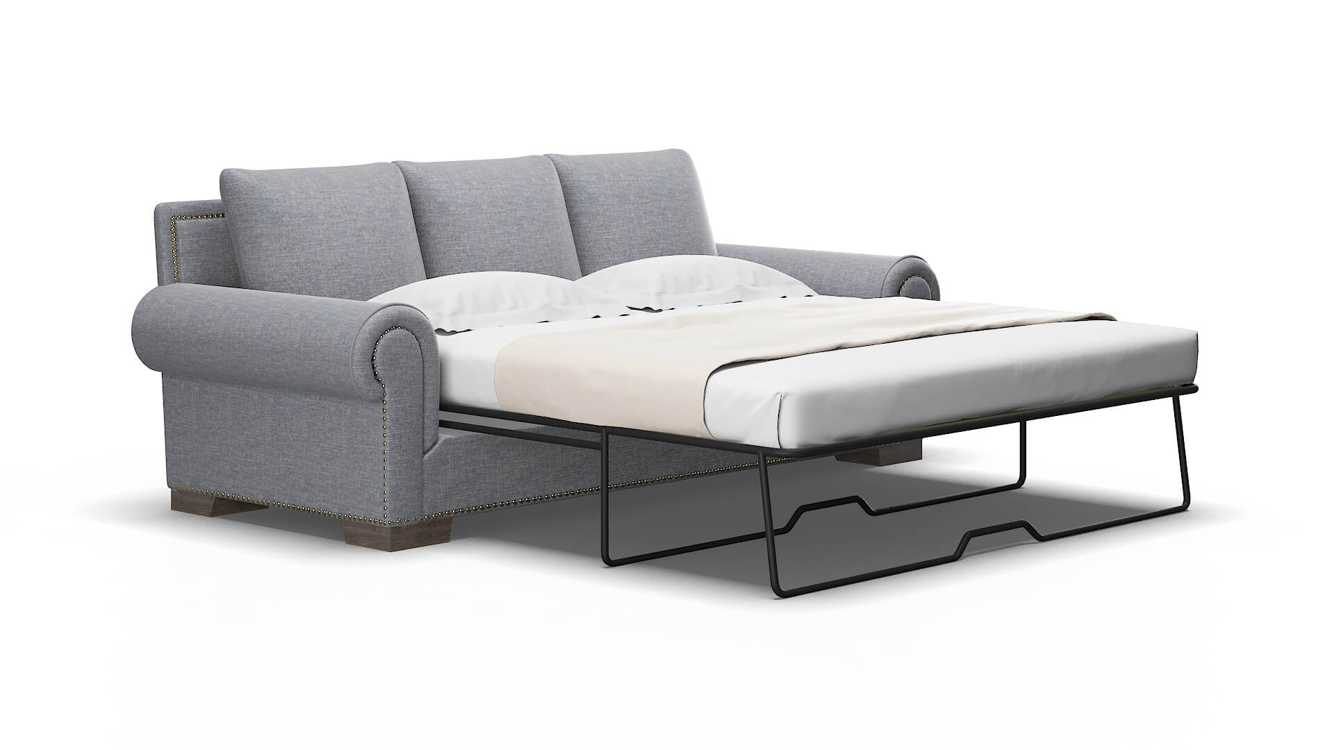 James Lana Ash Sofa Sleeper Espresso legs 2