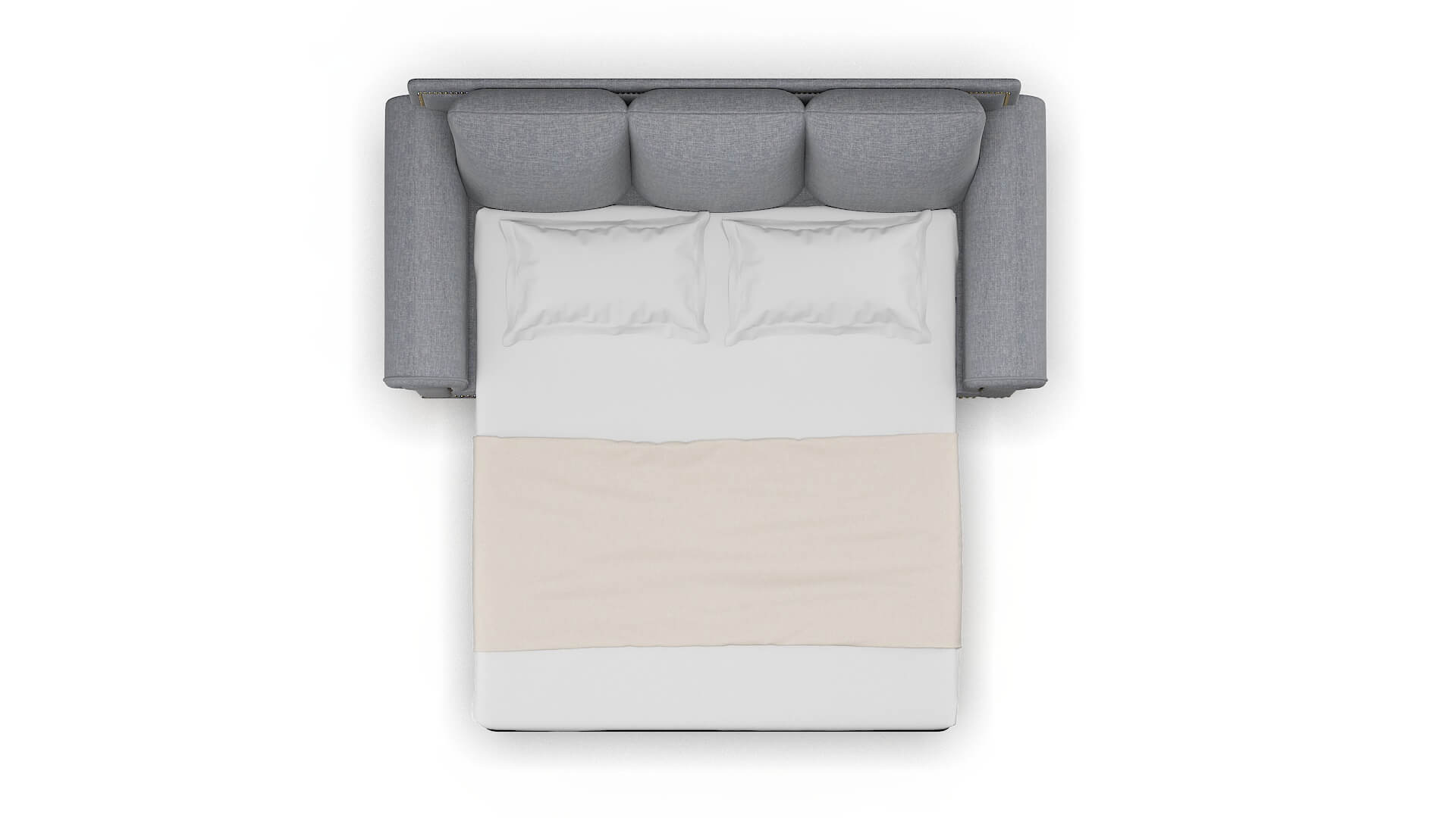 James Lana Ash Sofa Sleeper Espresso legs 3