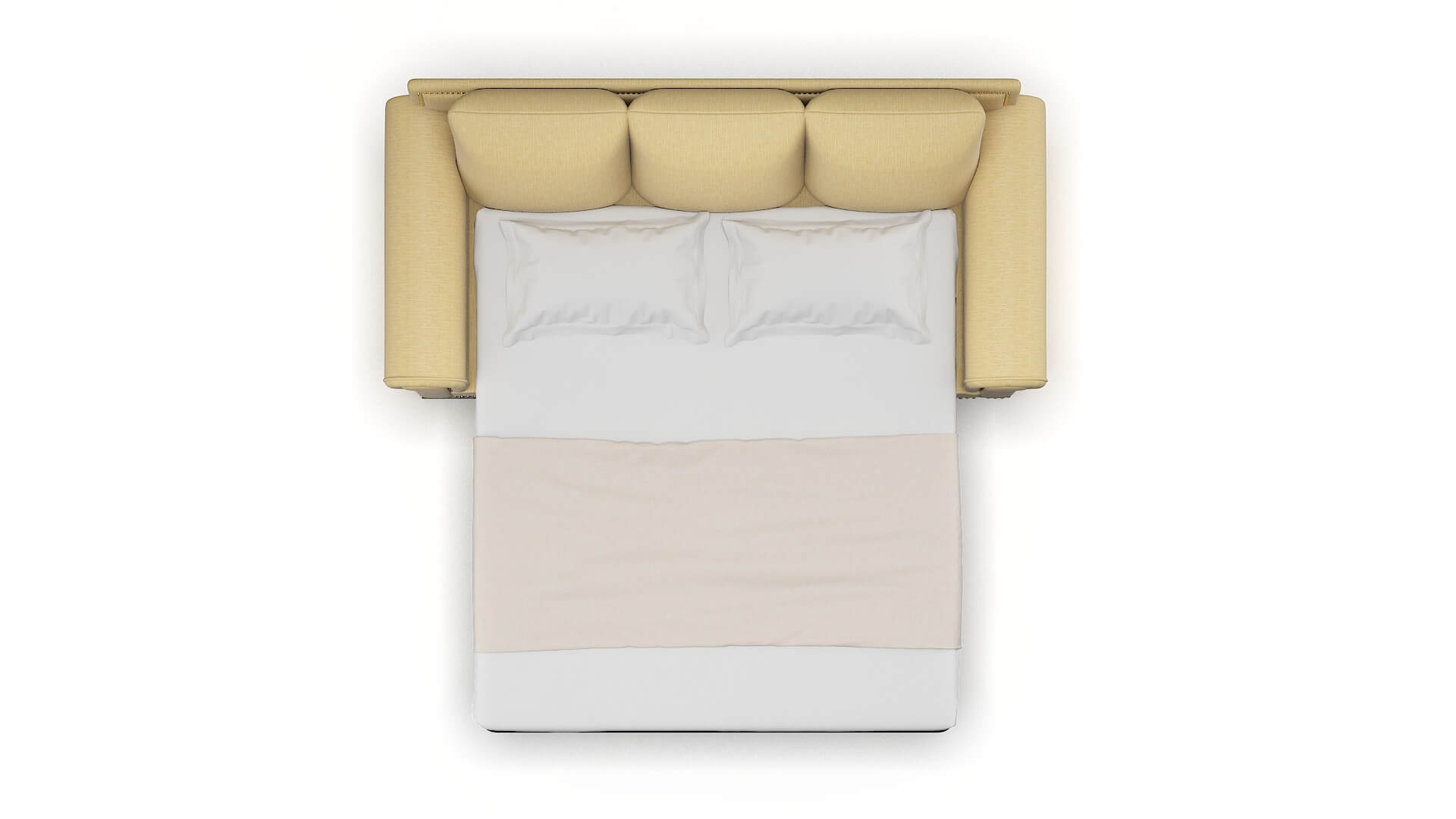 James Malibu Maize Sofa Sleeper Espresso legs 3