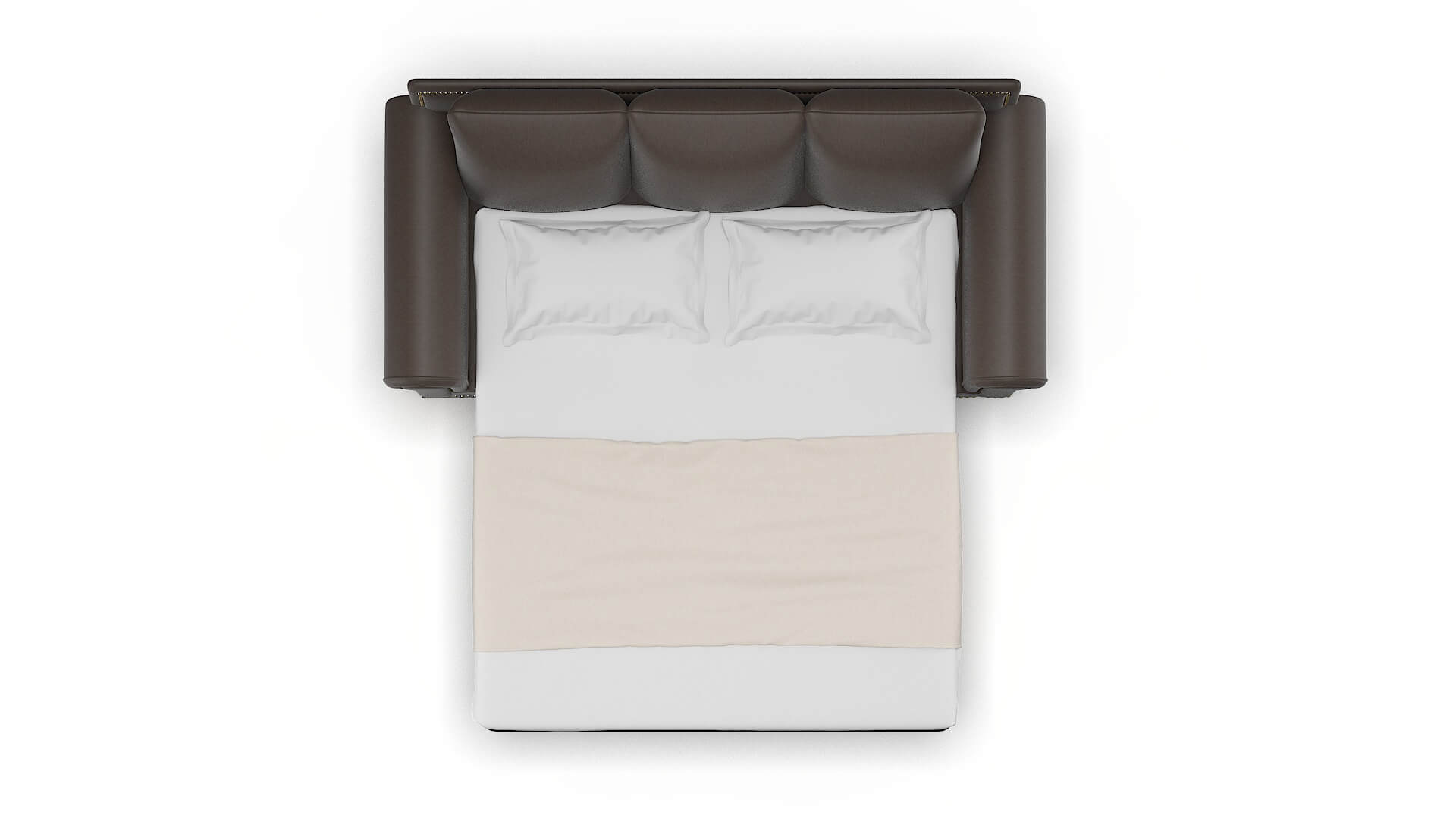 James Naples Graphite Sofa Sleeper Espresso legs 3