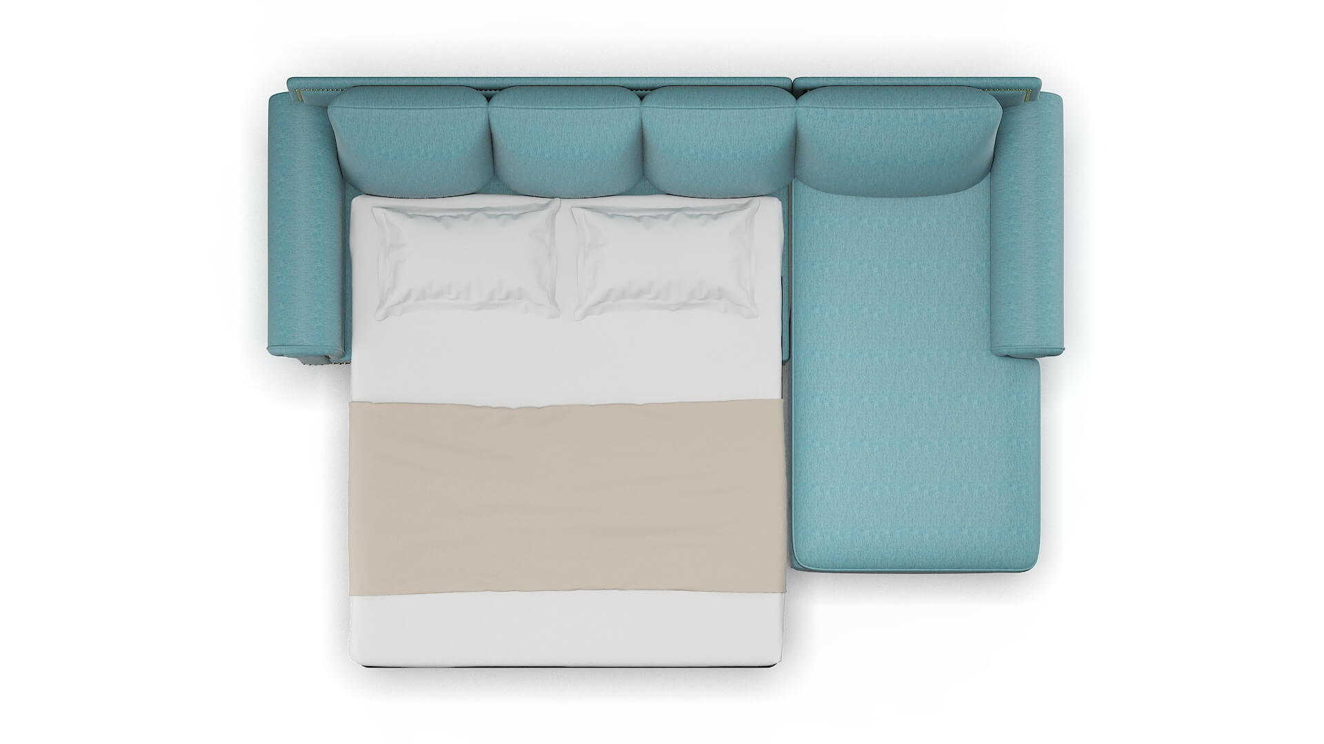 James Naples Pool Panel Sleeper Espresso legs 3