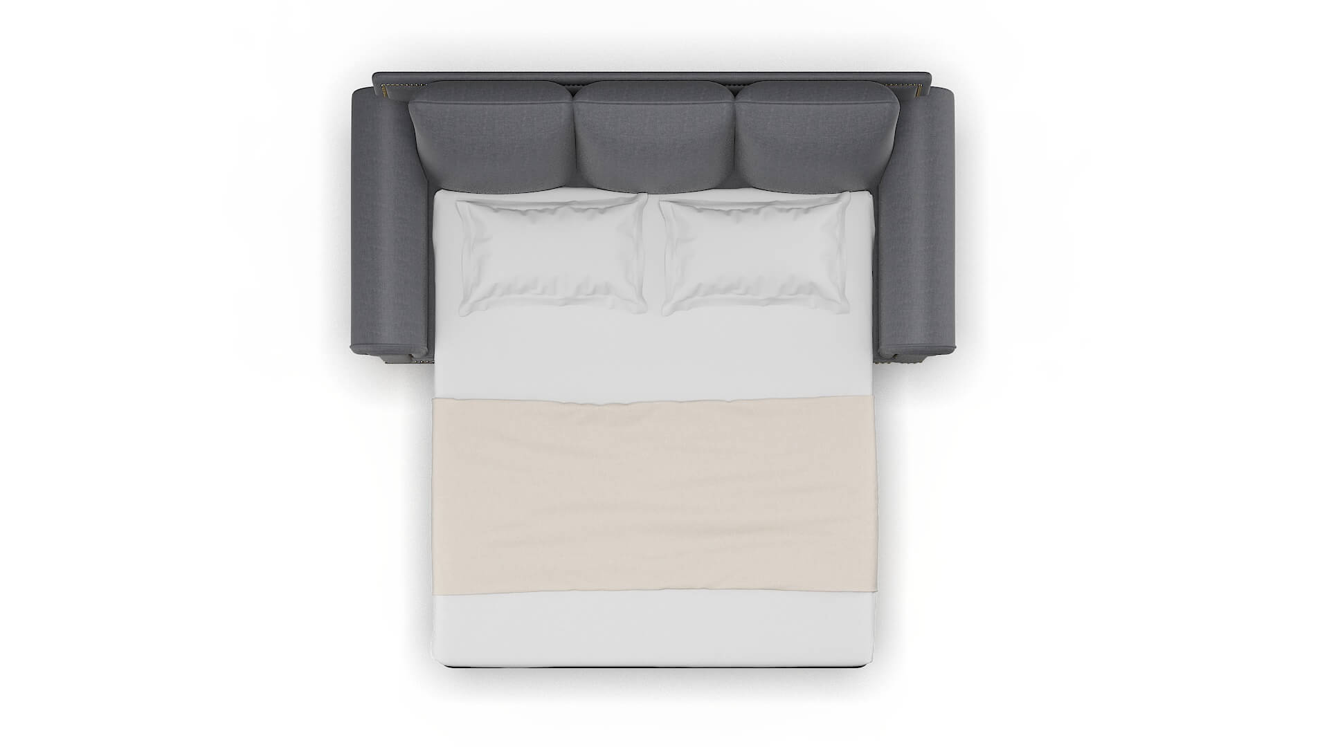 James Notion Graphite Sofa Sleeper Espresso legs 3
