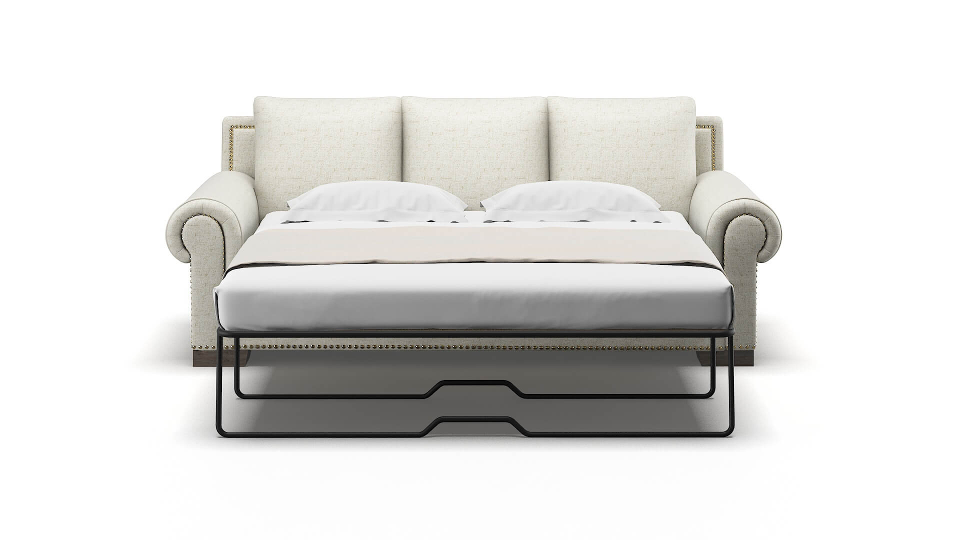 James Oceanside Birch Sofa Sleeper Espresso legs 1
