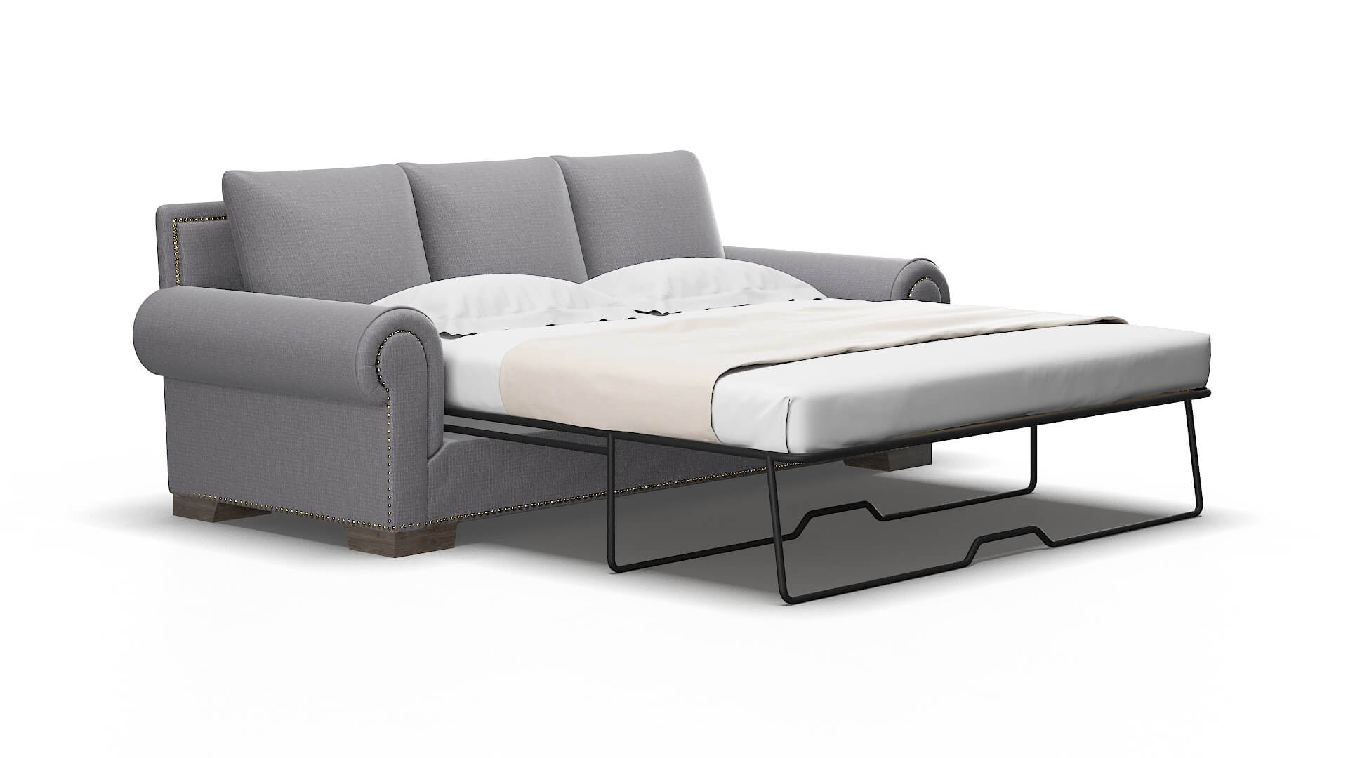 James Parker ash Sofa sleeper Espresso Legs  2