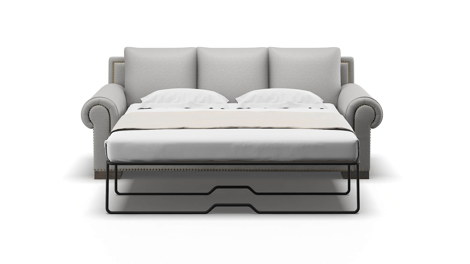 James Parker Silver Sofa Sleeper Espresso legs 1