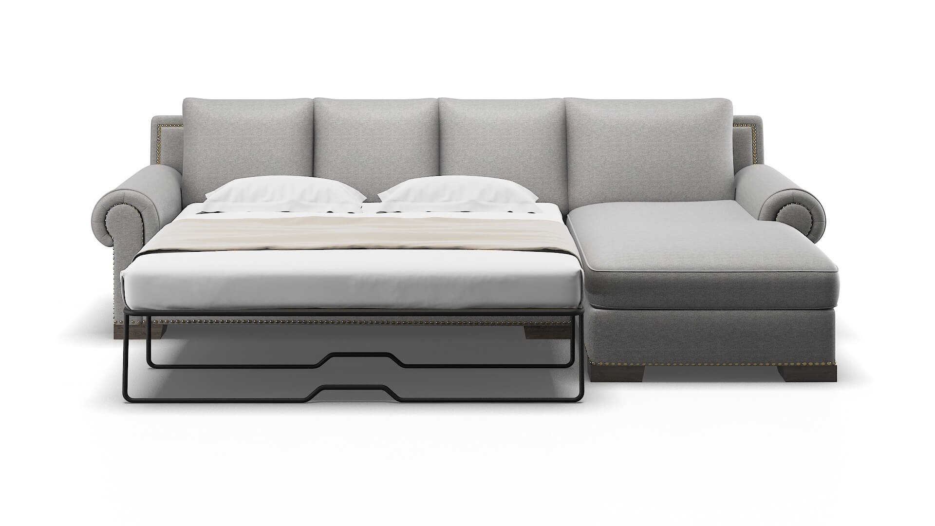 James Phoenix Smoke Panel Sleeper Espresso legs 1