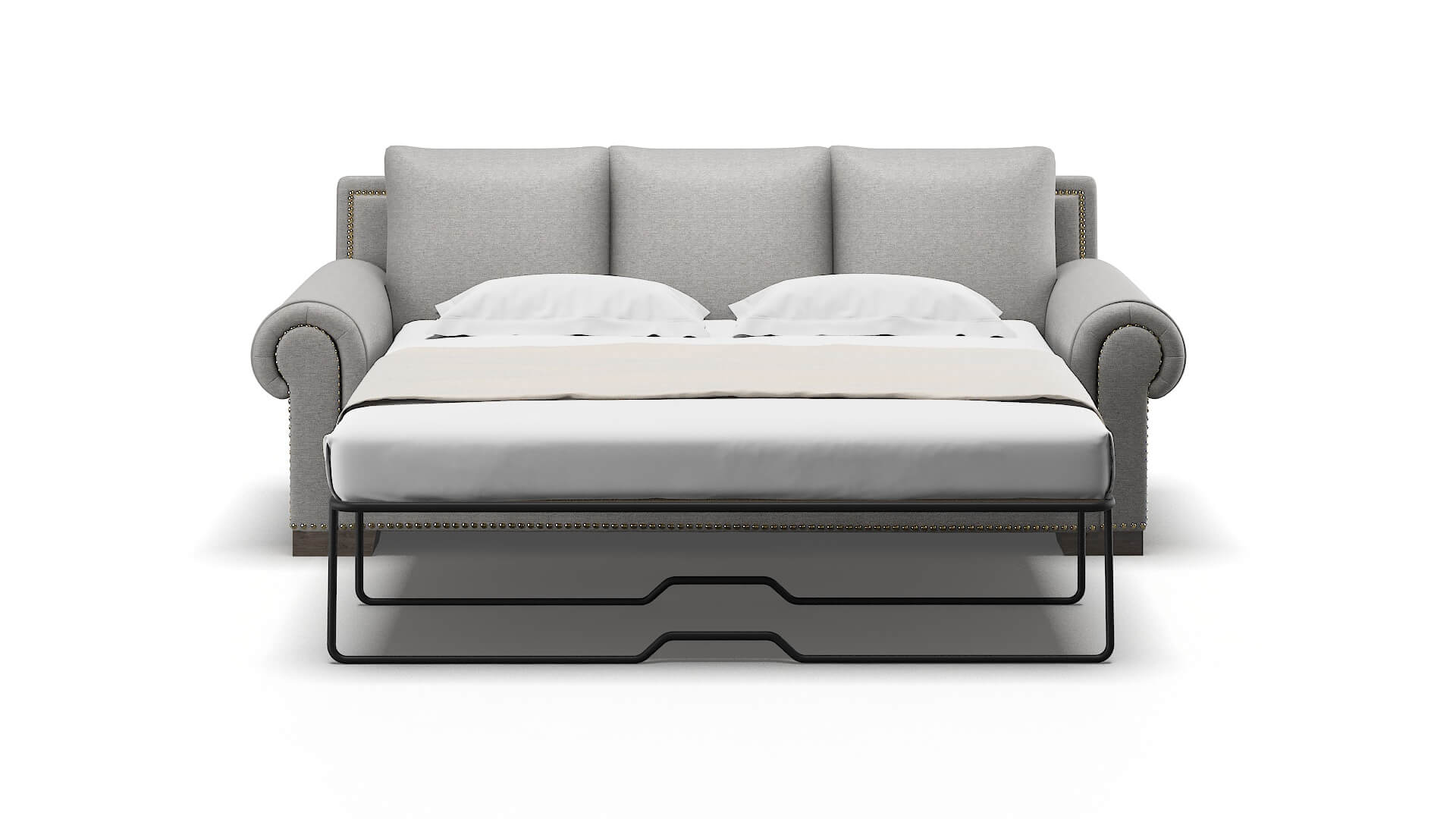 James Phoenix Smoke Sofa Sleeper Espresso legs 1