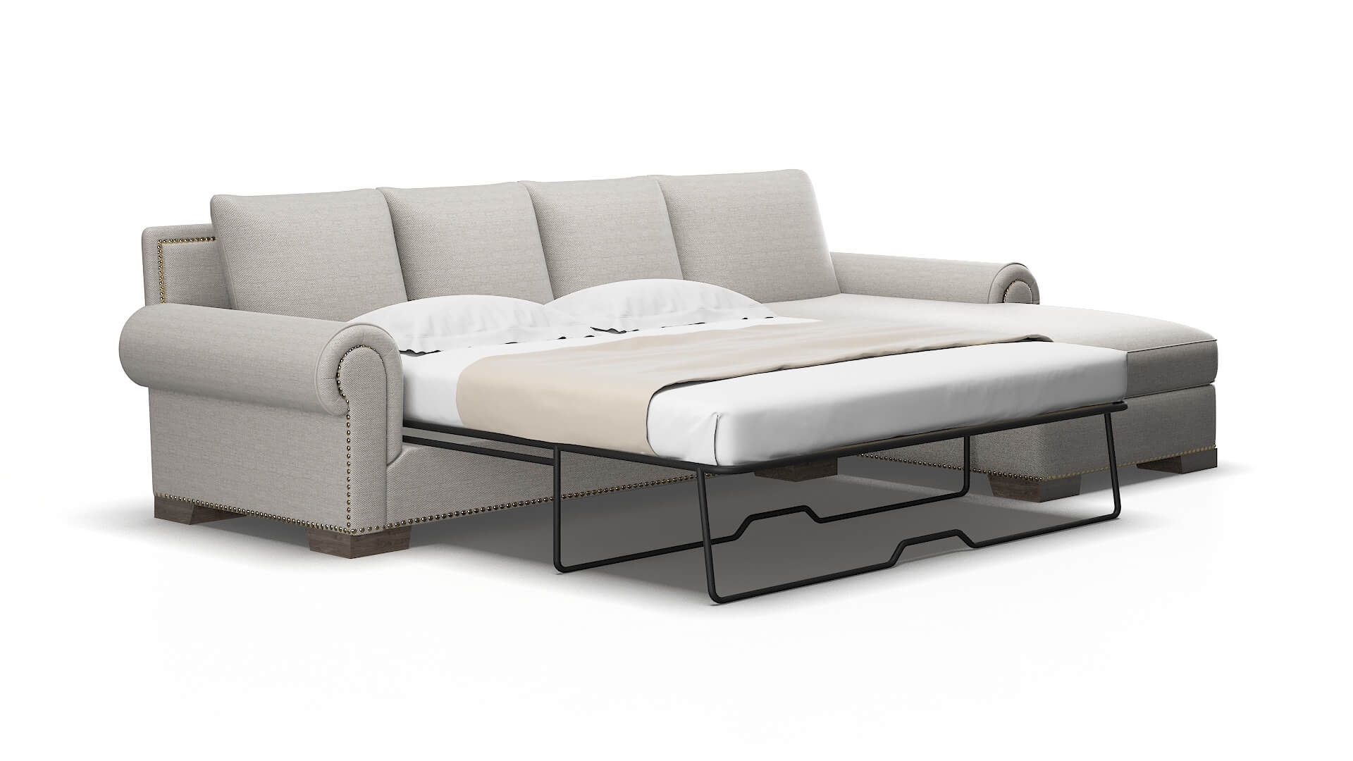 James Phoenix Sterling Panel Sleeper Espresso legs 2