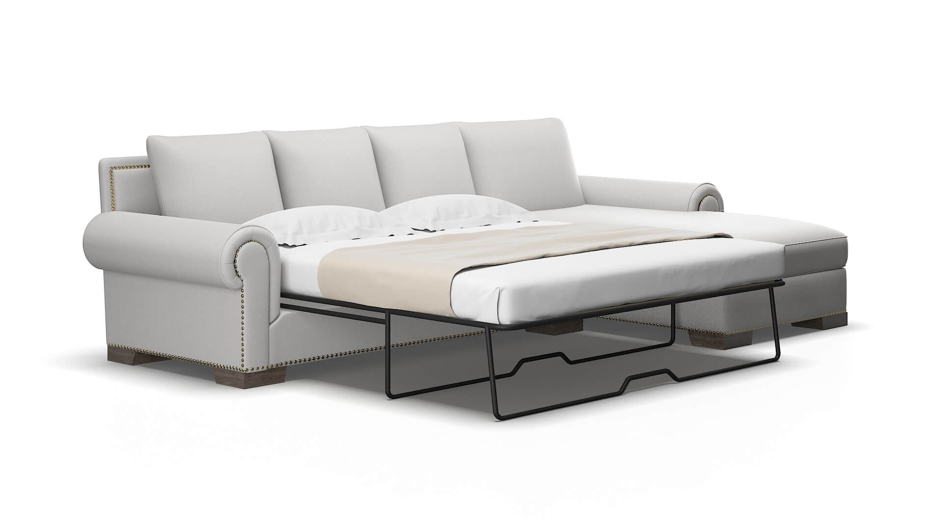 James Prisma Steam Panel Sleeper Espresso legs 2