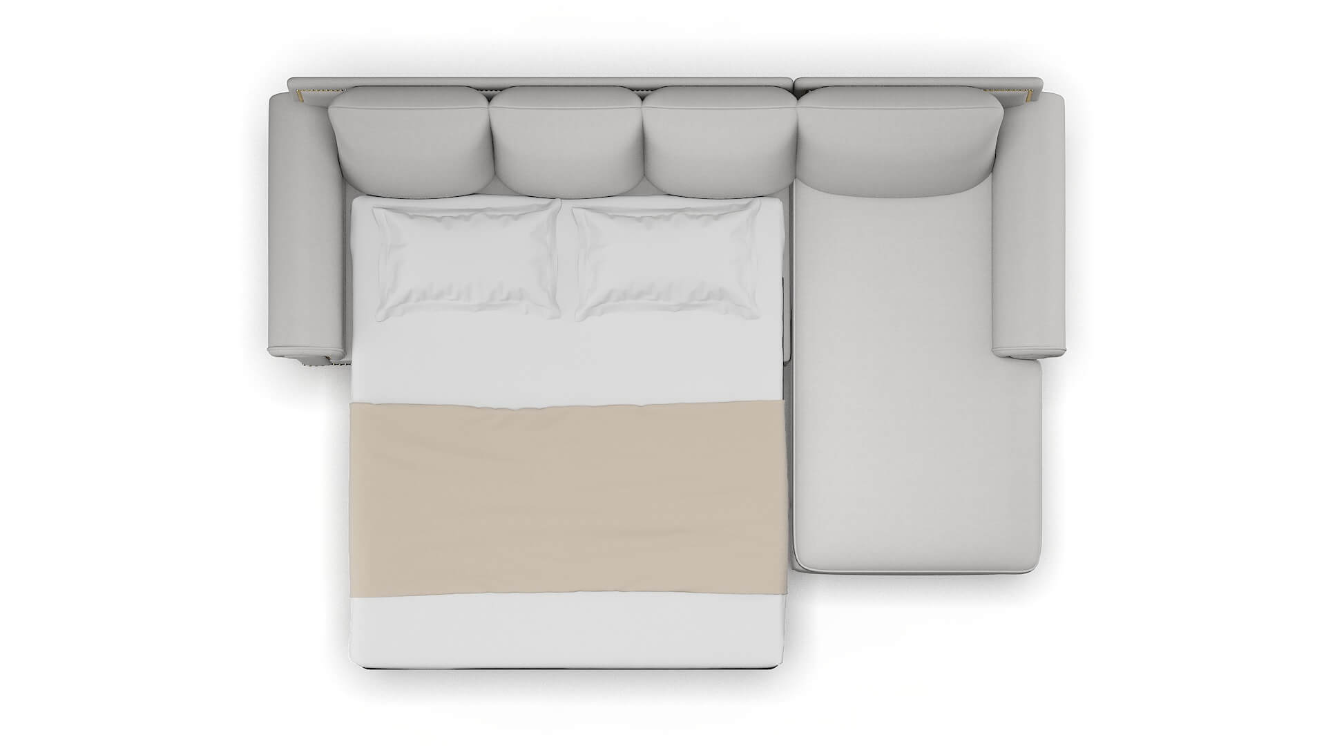 James Prisma Steam Panel Sleeper Espresso legs 3