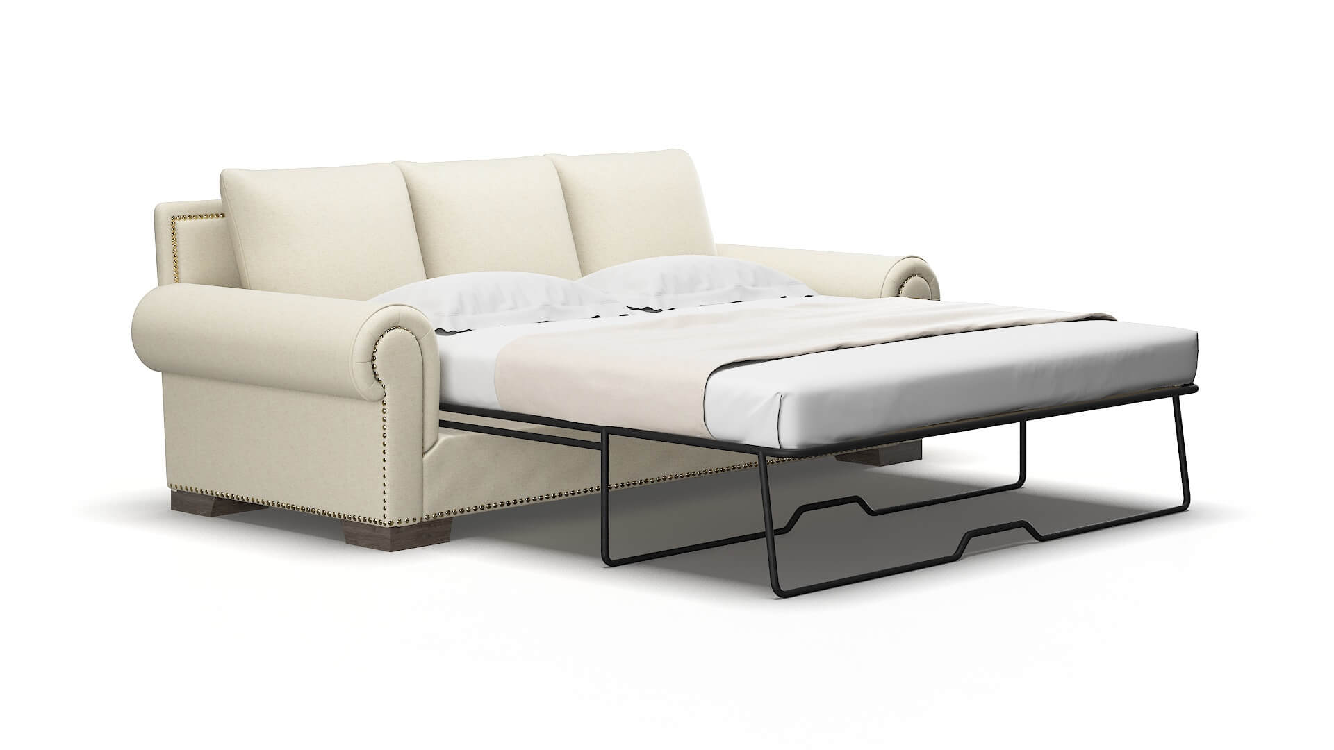 James Redondo Oyster Sofa Sleeper Espresso legs 2