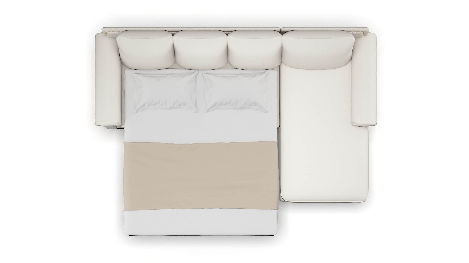 James Redondo Pearl Panel Sleeper Espresso legs 3