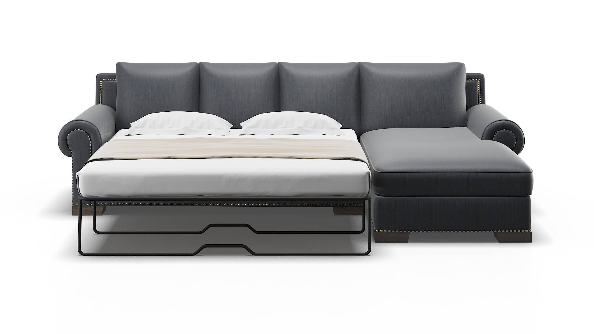 James Rocket Eclipse Panel Sleeper Espresso legs 1