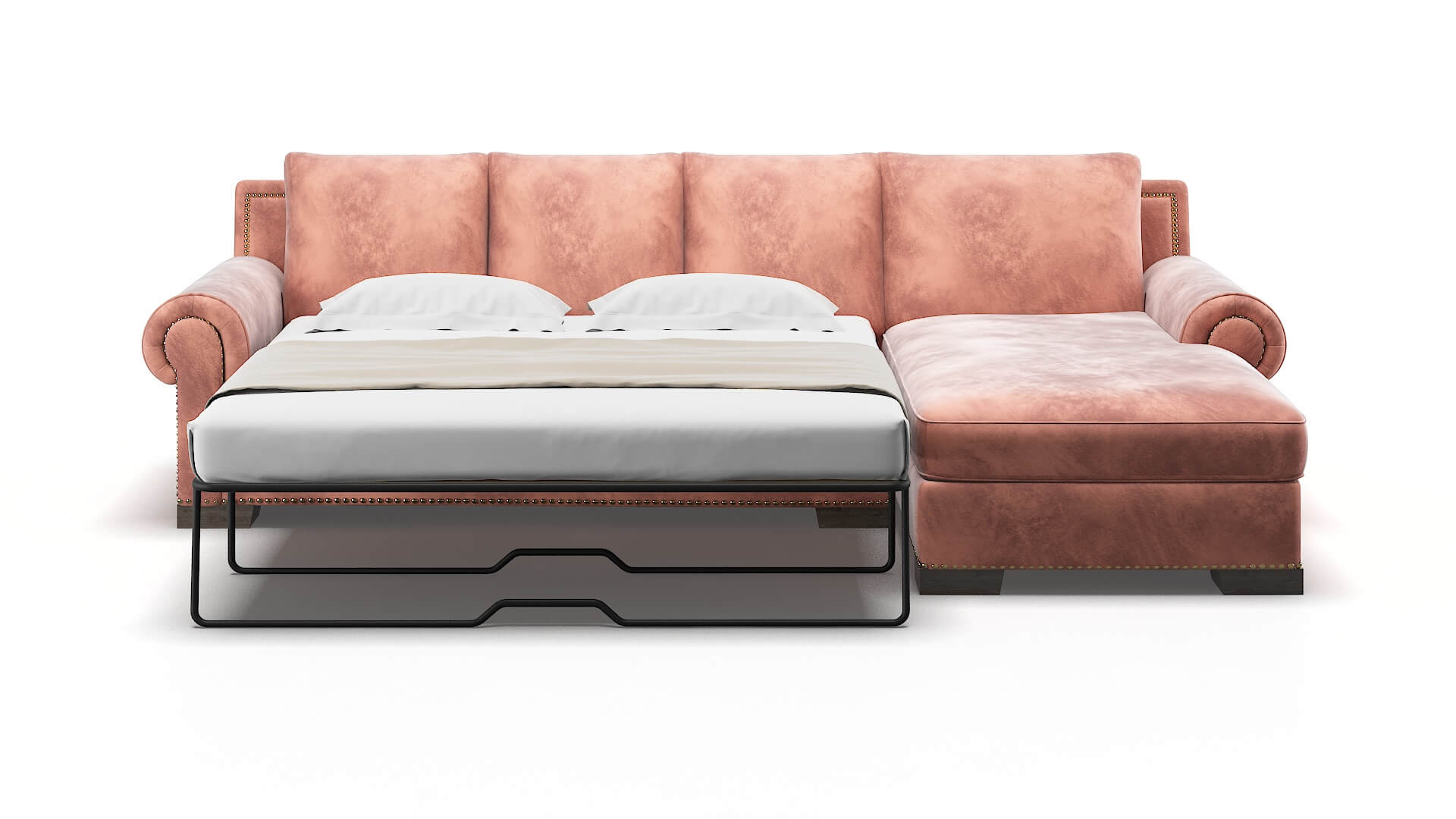James Royale Blush Panel Sleeper Espresso legs 1