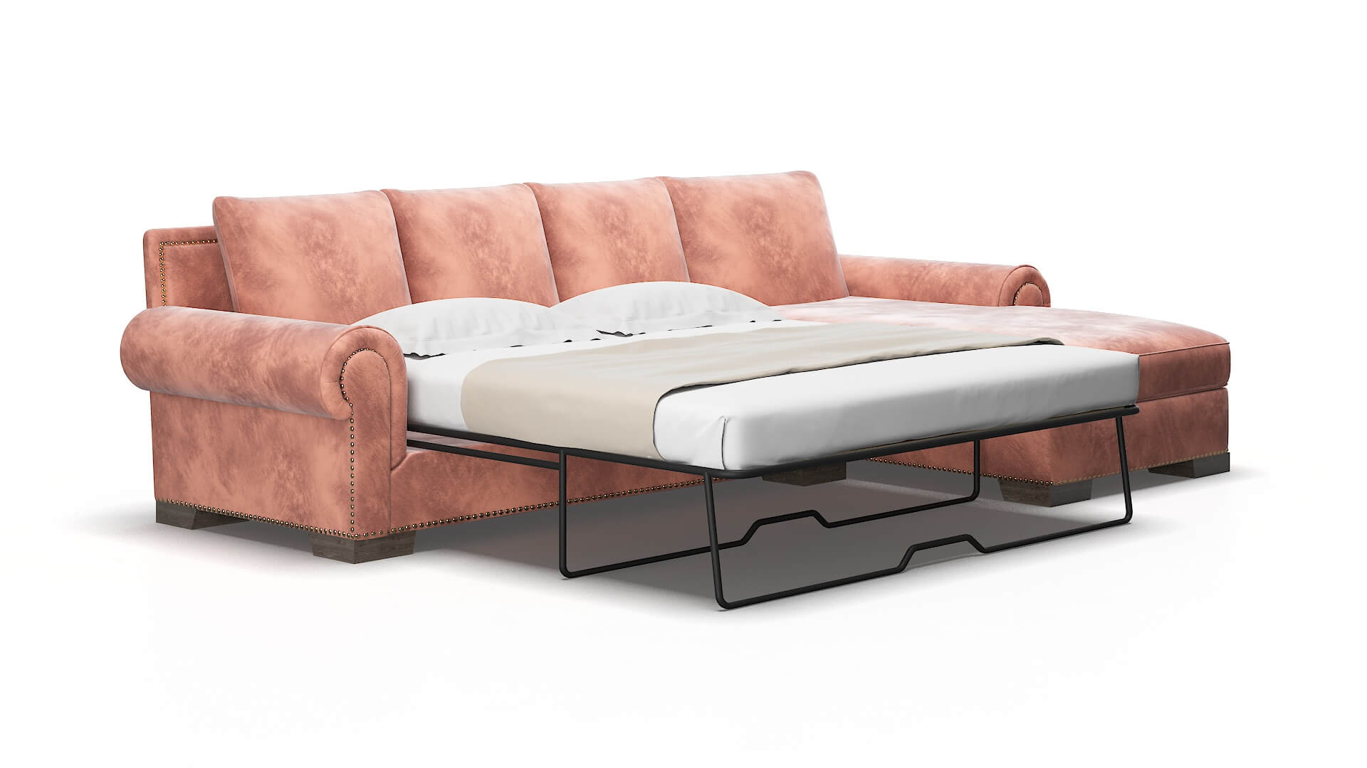 James Royale blush Panel sleeper Espresso Legs  2