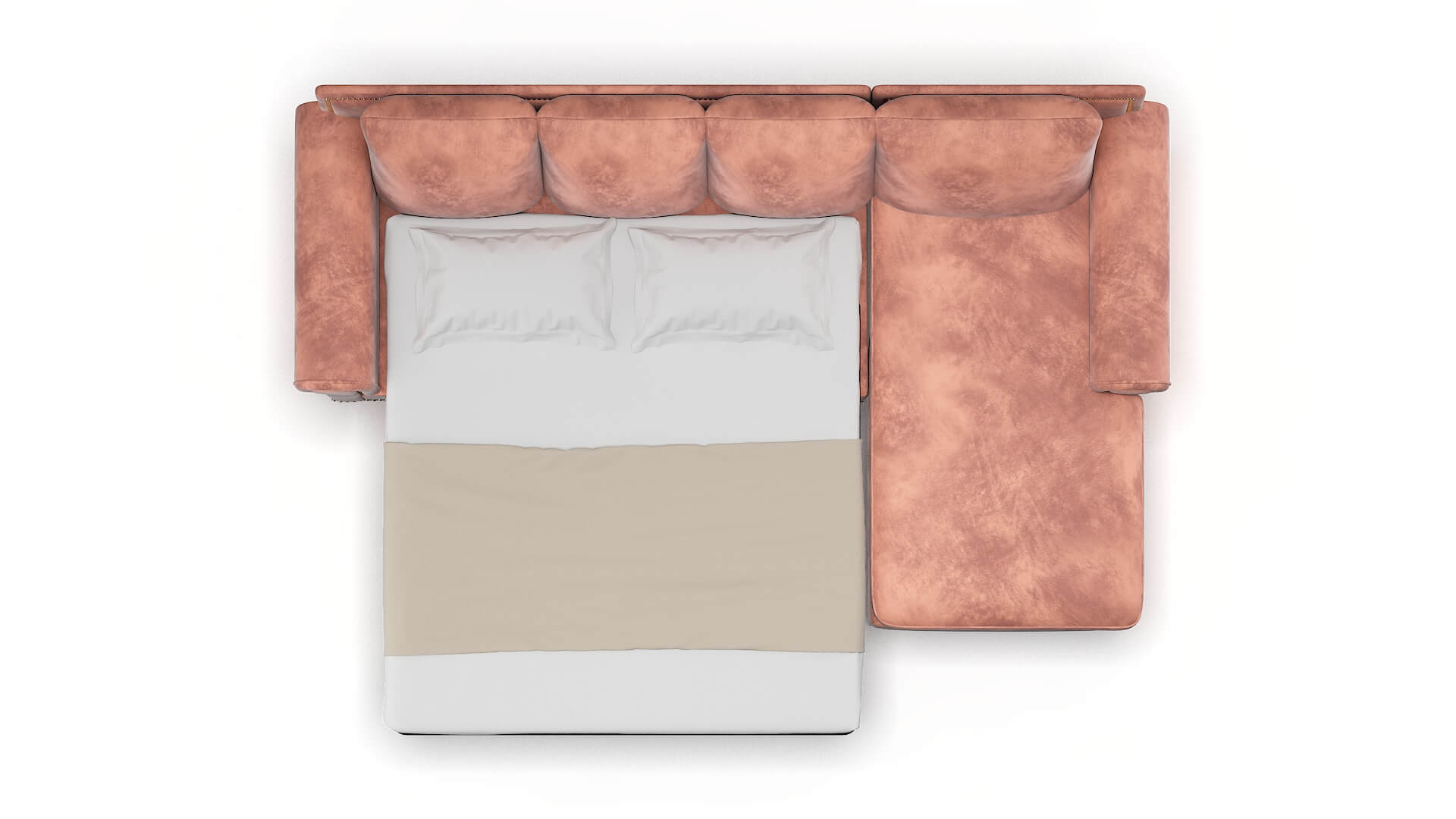 James Royale Blush Panel Sleeper Espresso legs 3