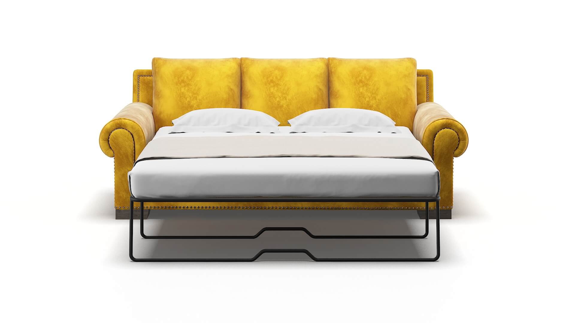 James Royale Marigold Sofa Sleeper Espresso legs 1