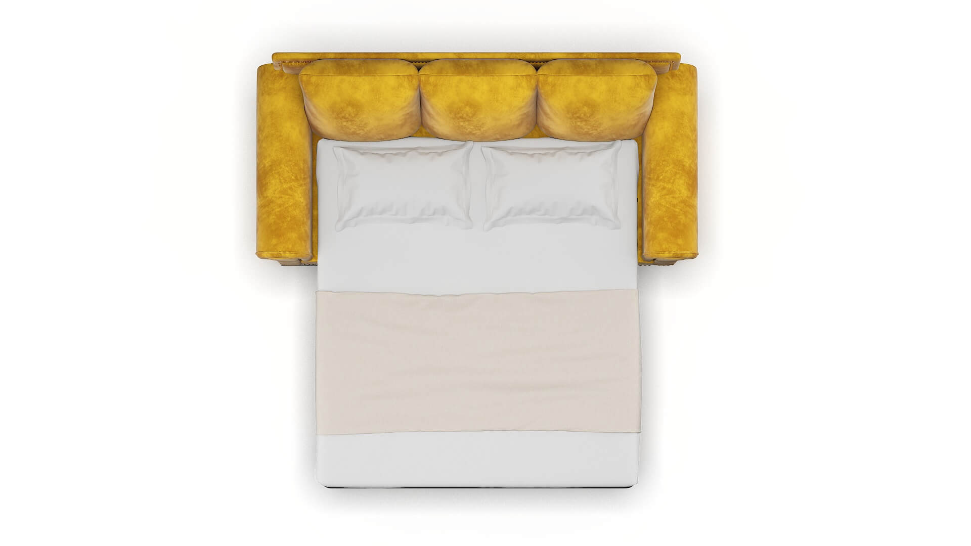 James Royale Marigold Sofa Sleeper Espresso legs 3