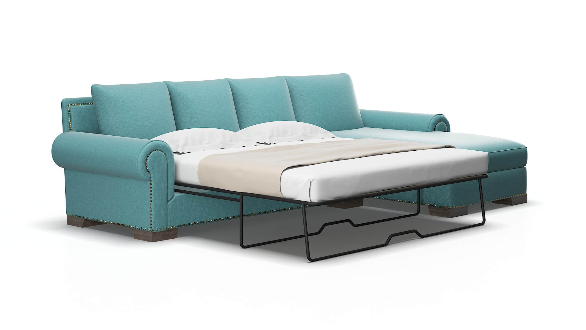 James Simplex Aquavita Panel Sleeper Espresso legs 2