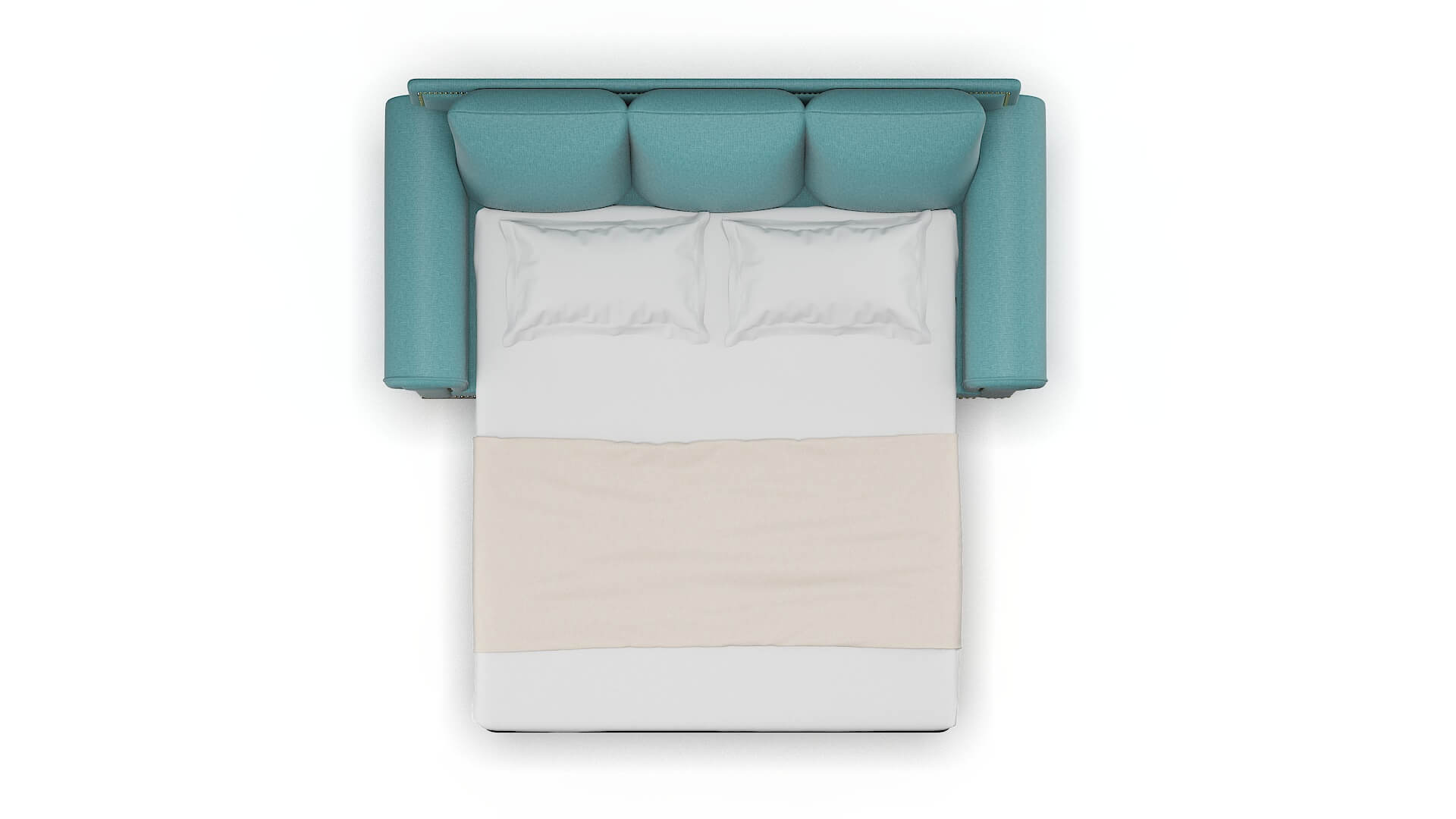 James Simplex Aquavita Sofa Sleeper Espresso legs 3