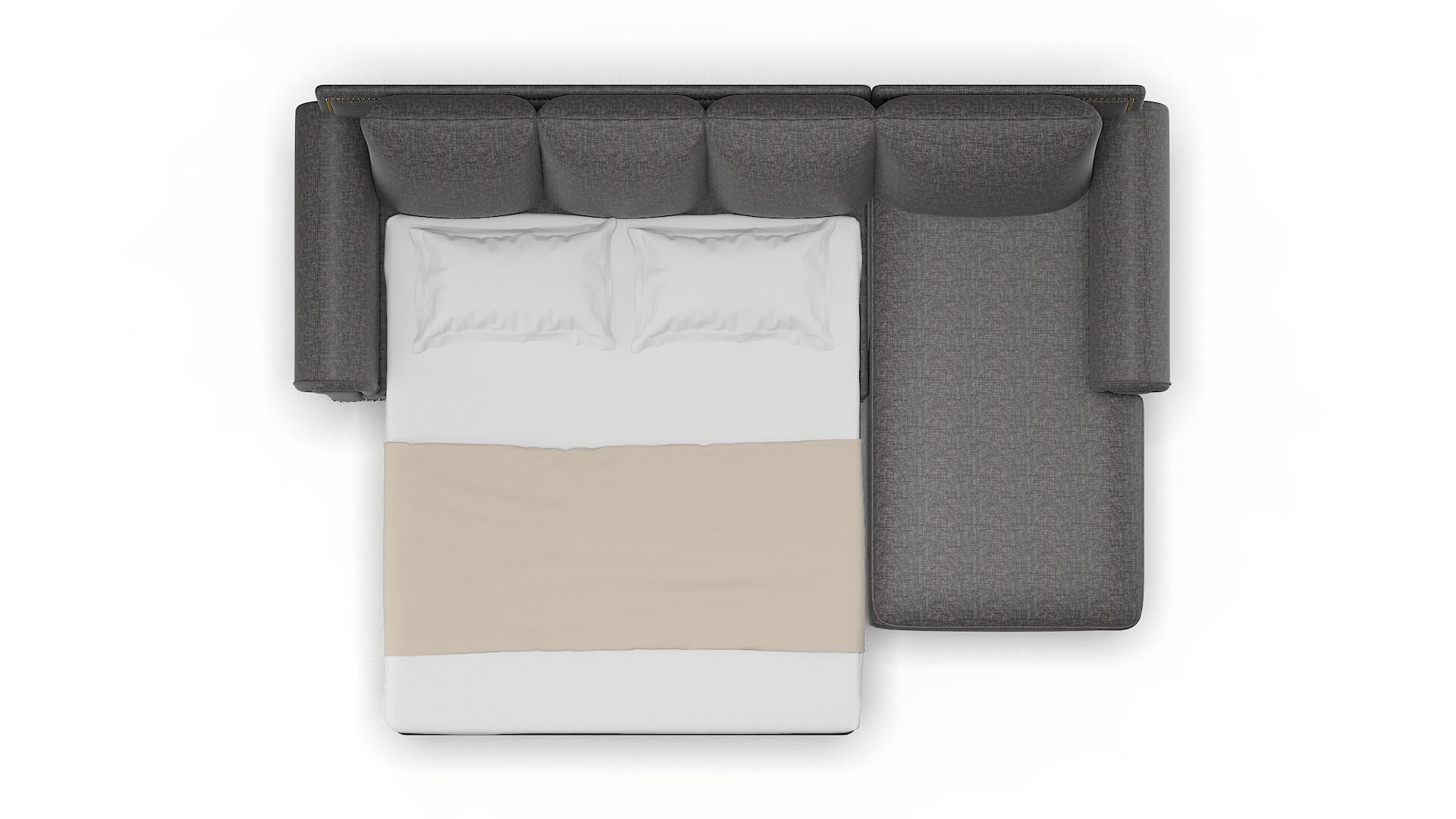 James Sosoftness 51 Panel Sleeper Espresso legs 3