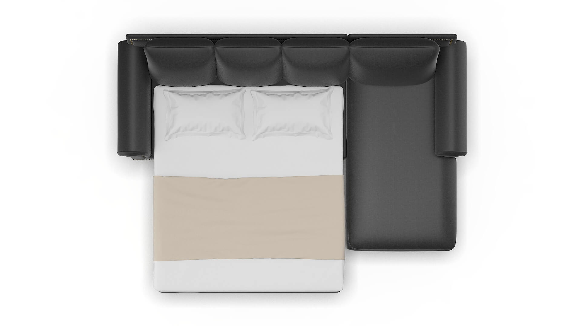 James Sosoftness 54 Panel Sleeper Espresso legs 3