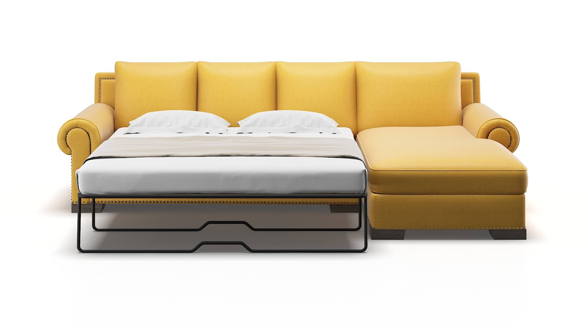 James Tess Turmeric Panel Sleeper Espresso legs 1