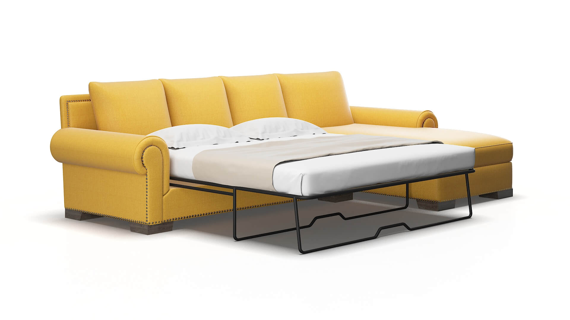 James Tess Turmeric Panel Sleeper Espresso legs 2