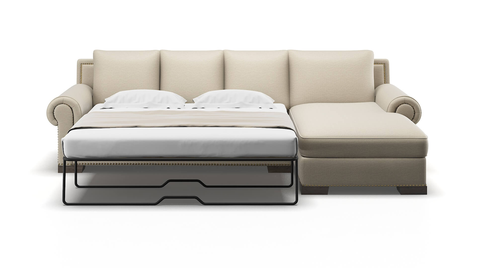 James Urban_d Silver Panel Sleeper Espresso legs 1