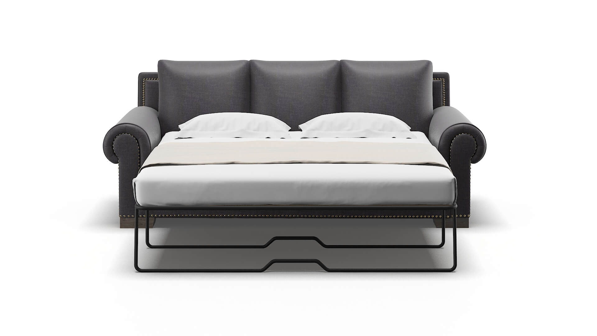 James Venus Onyx Sofa Sleeper Espresso legs 1